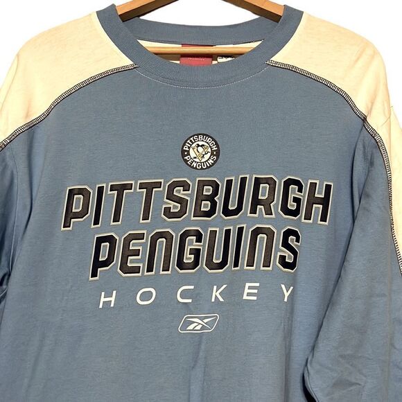 Pittsburgh Penguins Shirt Men’s Size Large Reebok Face Off Collection NHL Hockey - Picture 4 of 8